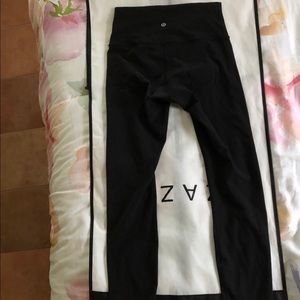 Lululemon wunder under 7/8 pant black size 6